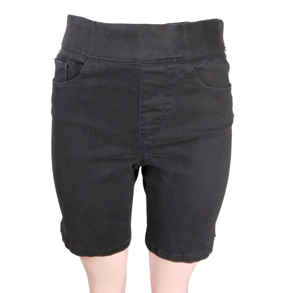 DKNY Jeans Shorts Black Size Small  Pull Up Stretchy